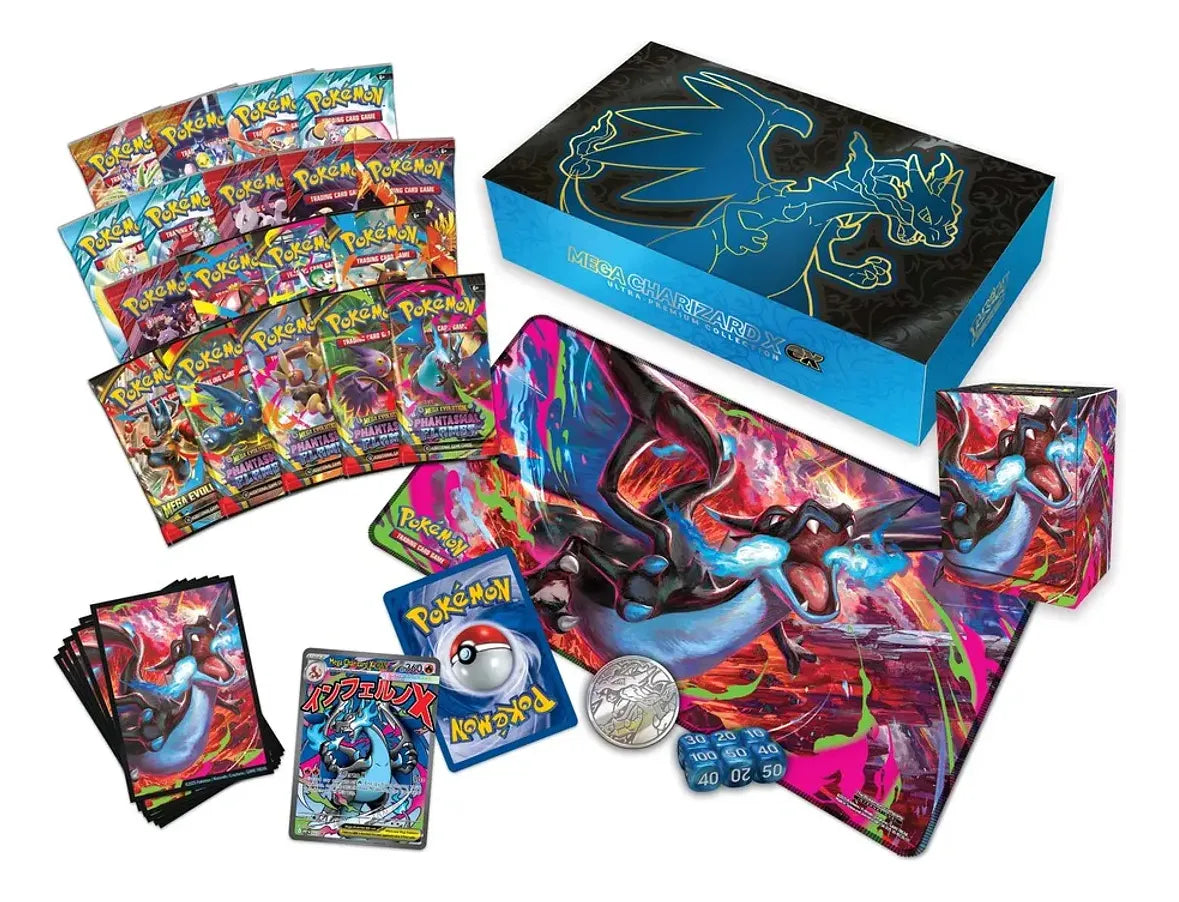 Pokemon Colección Ultra premium Mega-Charizard X ex