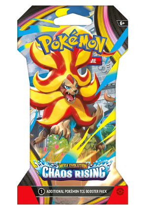 Pokemon TCG Mega Evolution - Chaos Rising - Sleeved Booster (español)