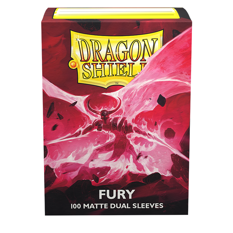DRAGON SHIELD - SLEEVES STANDARD SIZE MATTE DUAL (100) - FURY