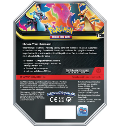 MEGA CHARIZARD TIN 2026 (ingles)