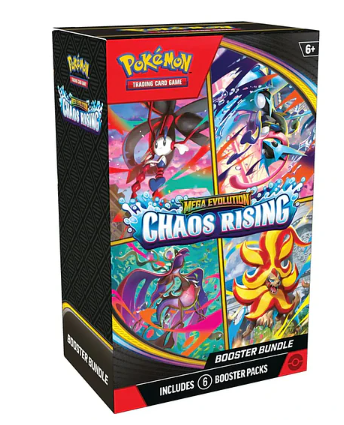 Pokemon TCG Mega Evolution - Chaos Rising - Booster Bundle Ingles