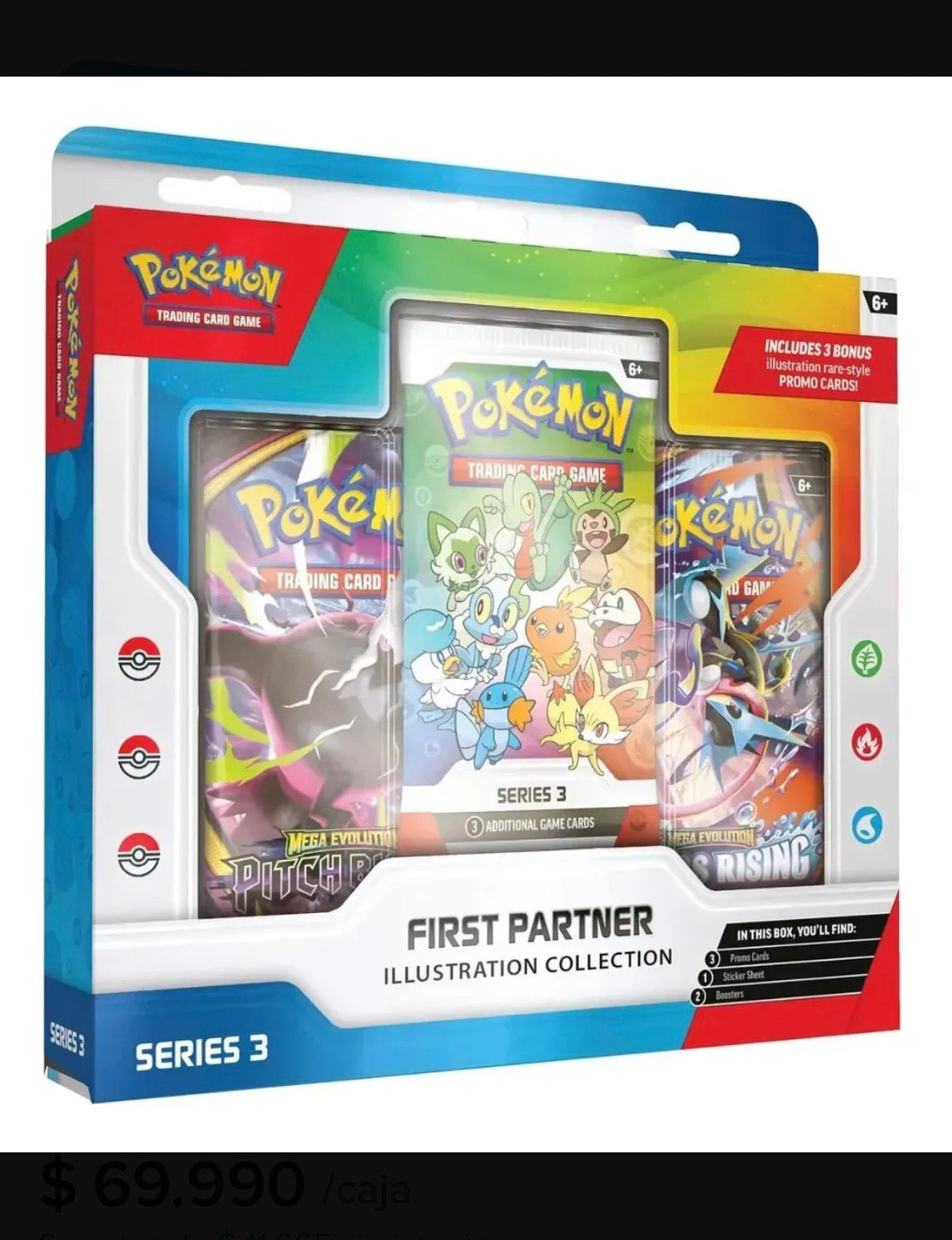 Pokémon TCG First Partner Illustration Collection Series 3 Inglés