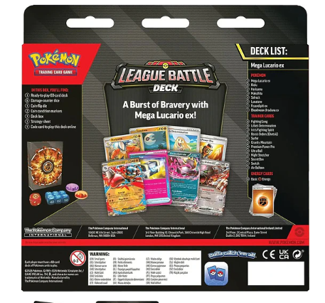 MEGA LUCARIO EX League battle deck (ingles)
