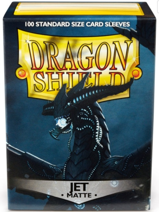 DRAGON SHIELD - SLEEVES STANDARD SIZE MATTE (100) - JET
