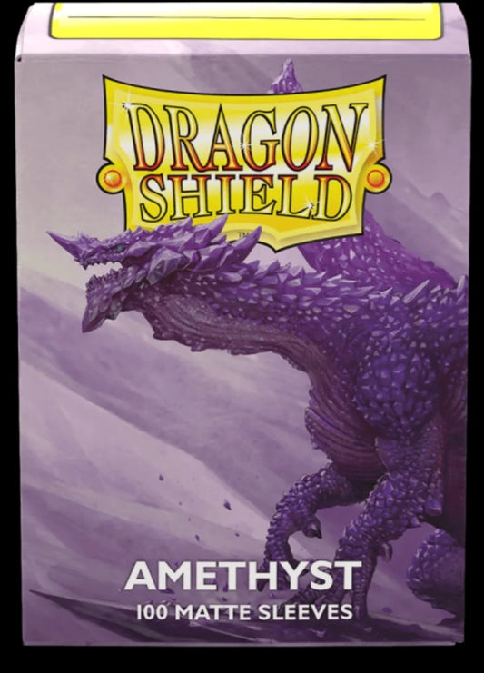 DRAGON SHIELD - SLEEVES STANDARD SIZE MATTE (100) - AMETHYST