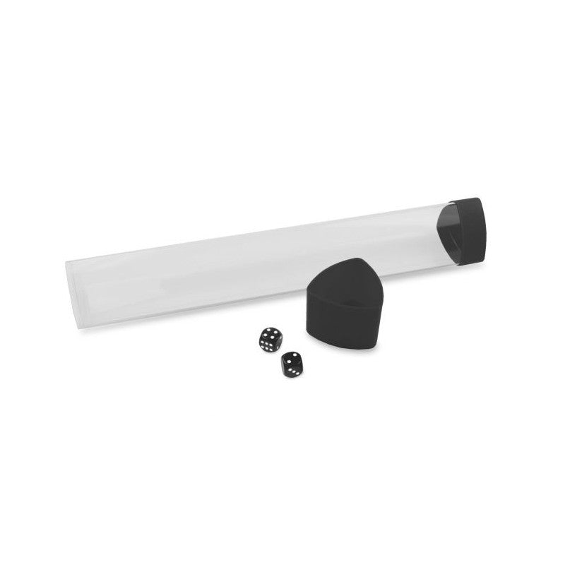 BCW - PLAYMAT TUBE WITH DICE CAP - BLACK