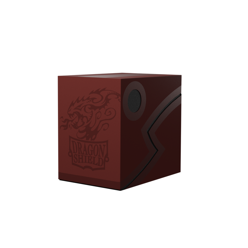 DRAGON SHIELD - DOUBLE SHELL - DECK BOX - BLOOD RED