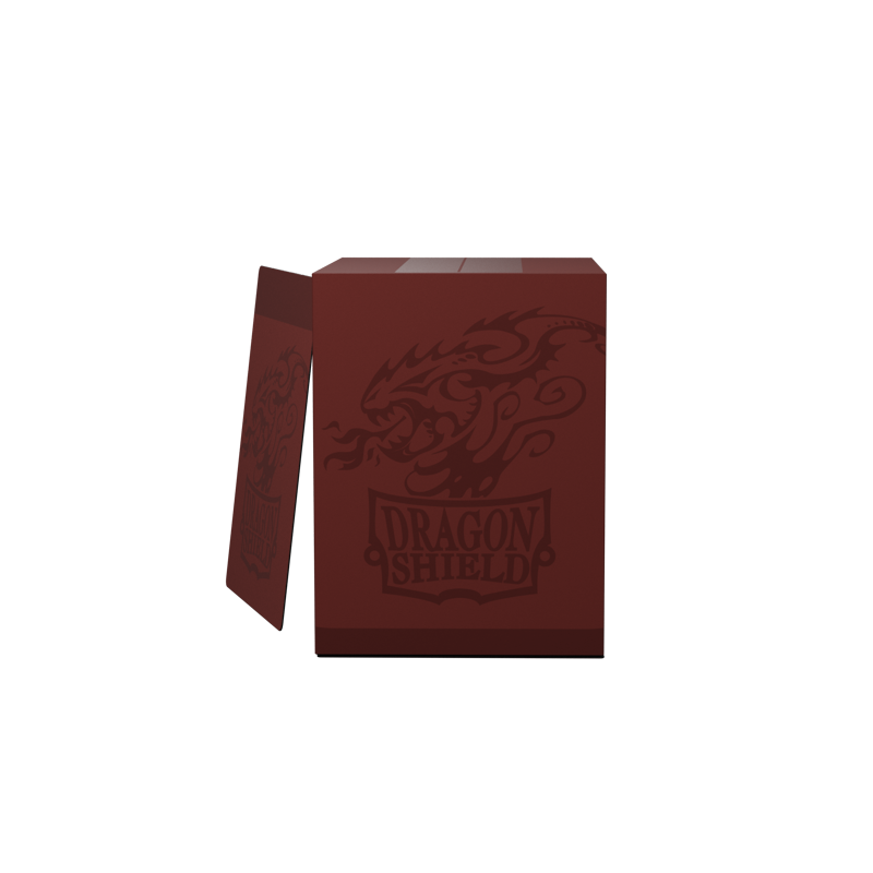 DRAGON SHIELD - DOUBLE SHELL - DECK BOX - BLOOD RED