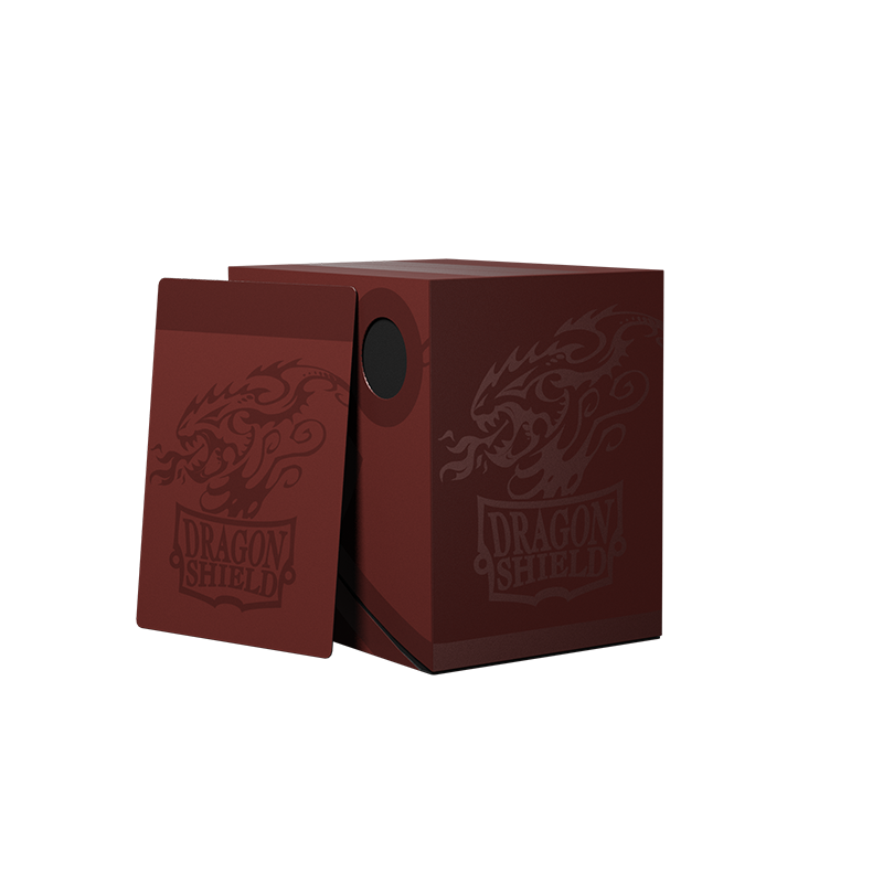 DRAGON SHIELD - DOUBLE SHELL - DECK BOX - BLOOD RED