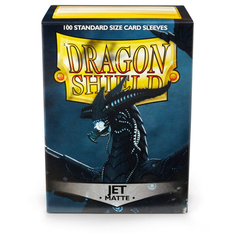 DRAGON SHIELD - SLEEVES STANDARD SIZE MATTE (100) - JET